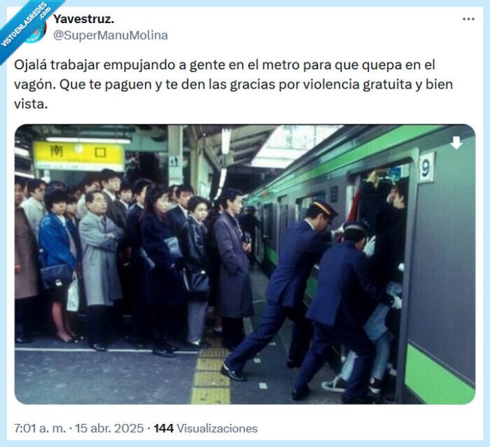 trabajar,metro,japón,empujar,violencia