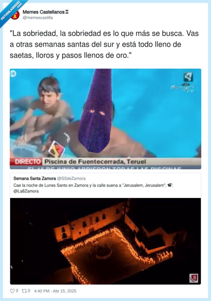 sobriedad,saetas,semana santa,nazareno,piscina