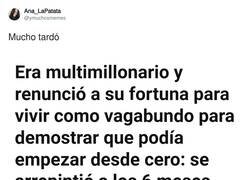 Enlace a Cosas de ricos, por @ymuchosmemes