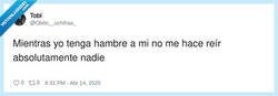 Enlace a Yo tampoco estoy para hostias si tengo hambre, por @Obito__uchihaa_