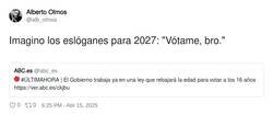 Enlace a Vótame, bro, por @alb_olmos