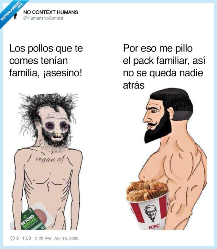 kfc,pollo,familia,vegano