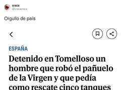 Enlace a Que no falte, por @cracacraca