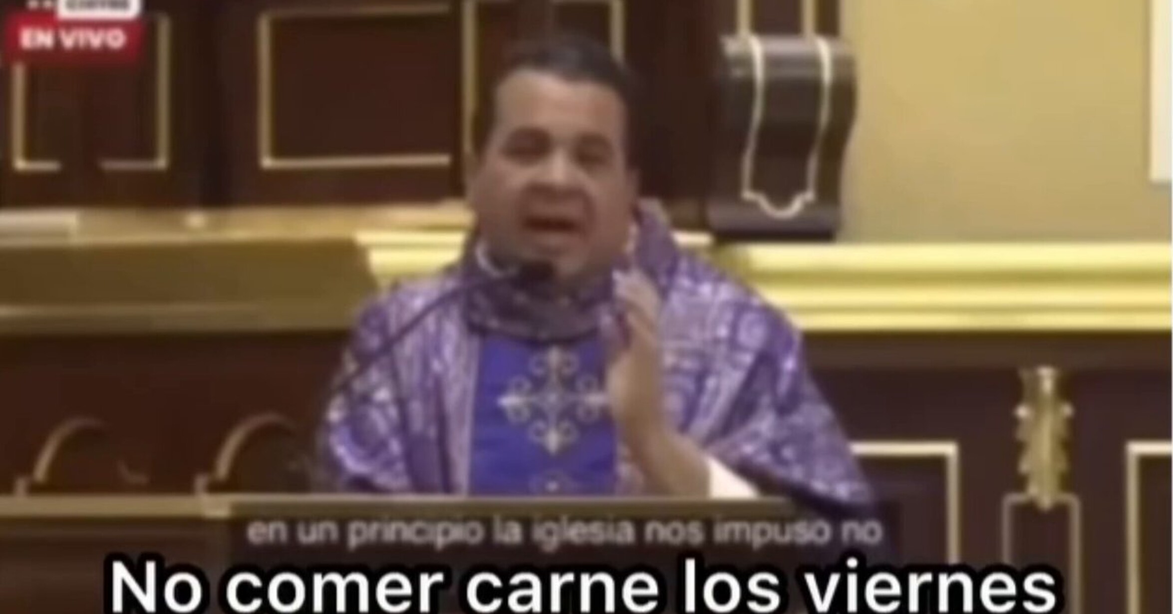Ojito con lo que dice este párroco acerca de comer carne en semana santa, creo que le haré caso