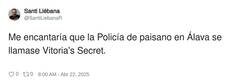 Enlace a Vitoria's Secret, por @SantiLiebanaR
