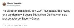 Enlace a Y más que van a venir, por @maestradepueblo