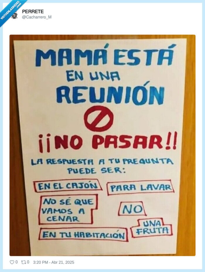 reunion,madre,respuestas