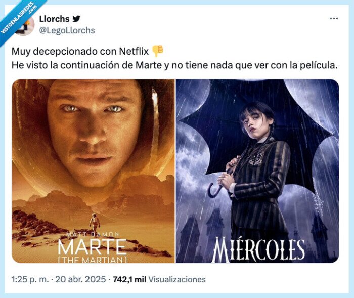 continuación,decepcionado,película,netflix,marte