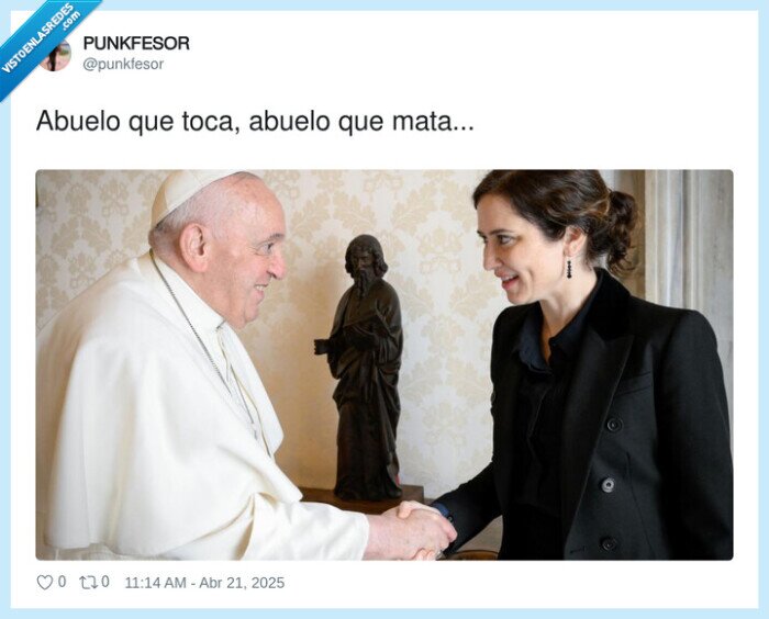 dep,papa francisco,ayuso,muerte