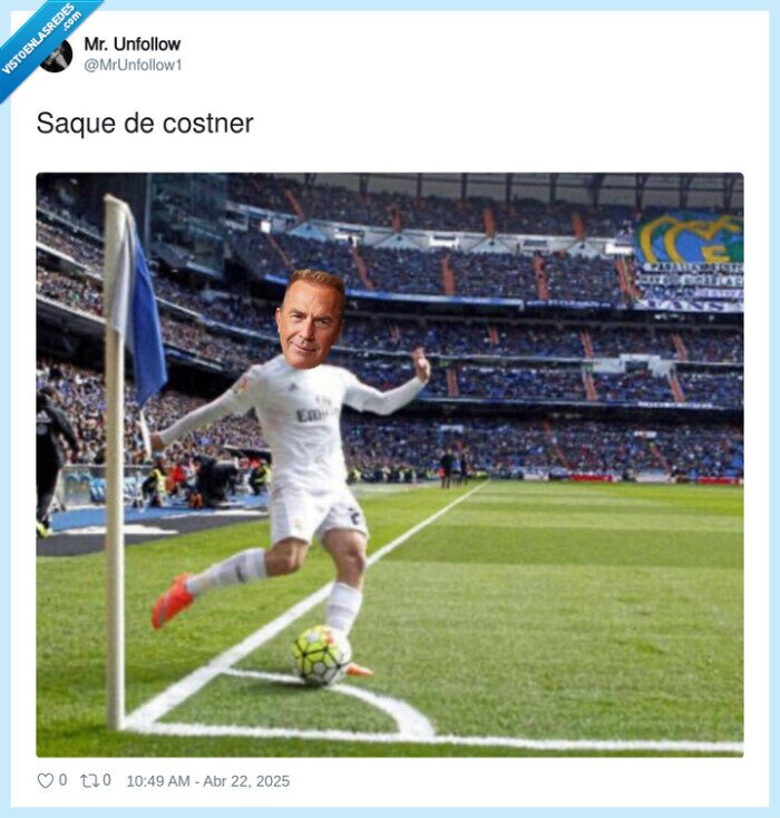kevin costner,saque de corner
