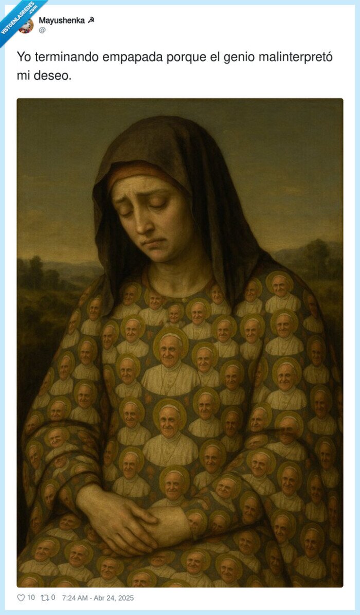 malinterpretar,lampara,empapada,genio,deseo