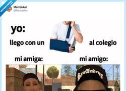 Enlace a Qué cabrones jeje, por @Memakker