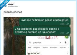 Enlace a El iguanodón, de mis favoritos, por @ketaminalex