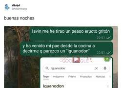 Enlace a El iguanodón, de mis favoritos, por @ketaminalex