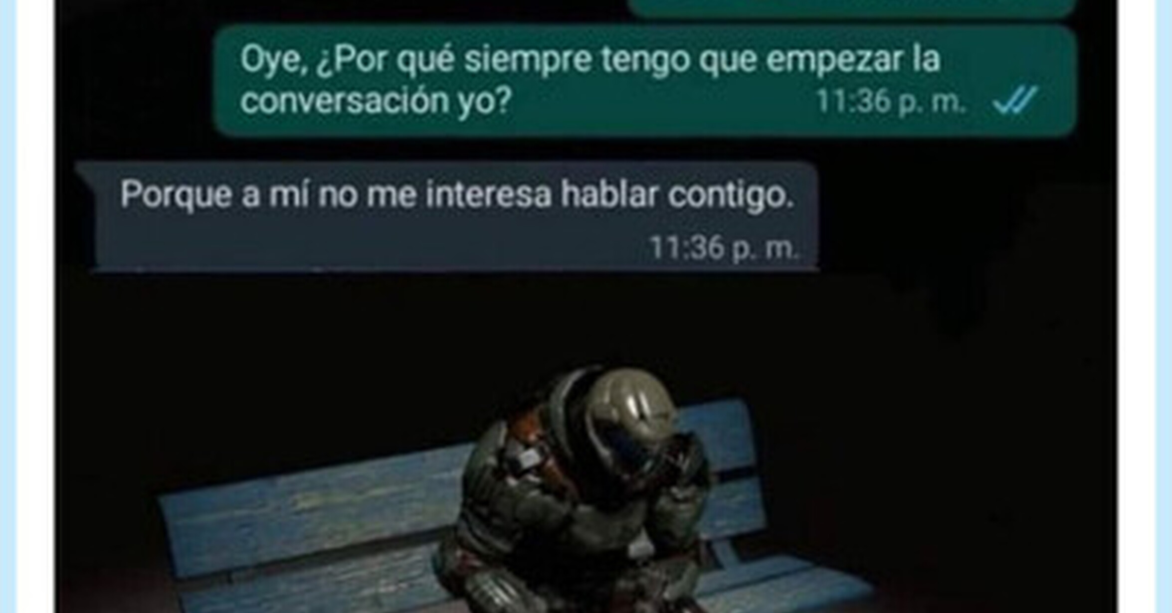 Amigo, date cuenta ya, por @Memakker