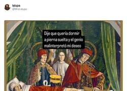 Enlace a Suelta está la pierna, por @MrsLalupa