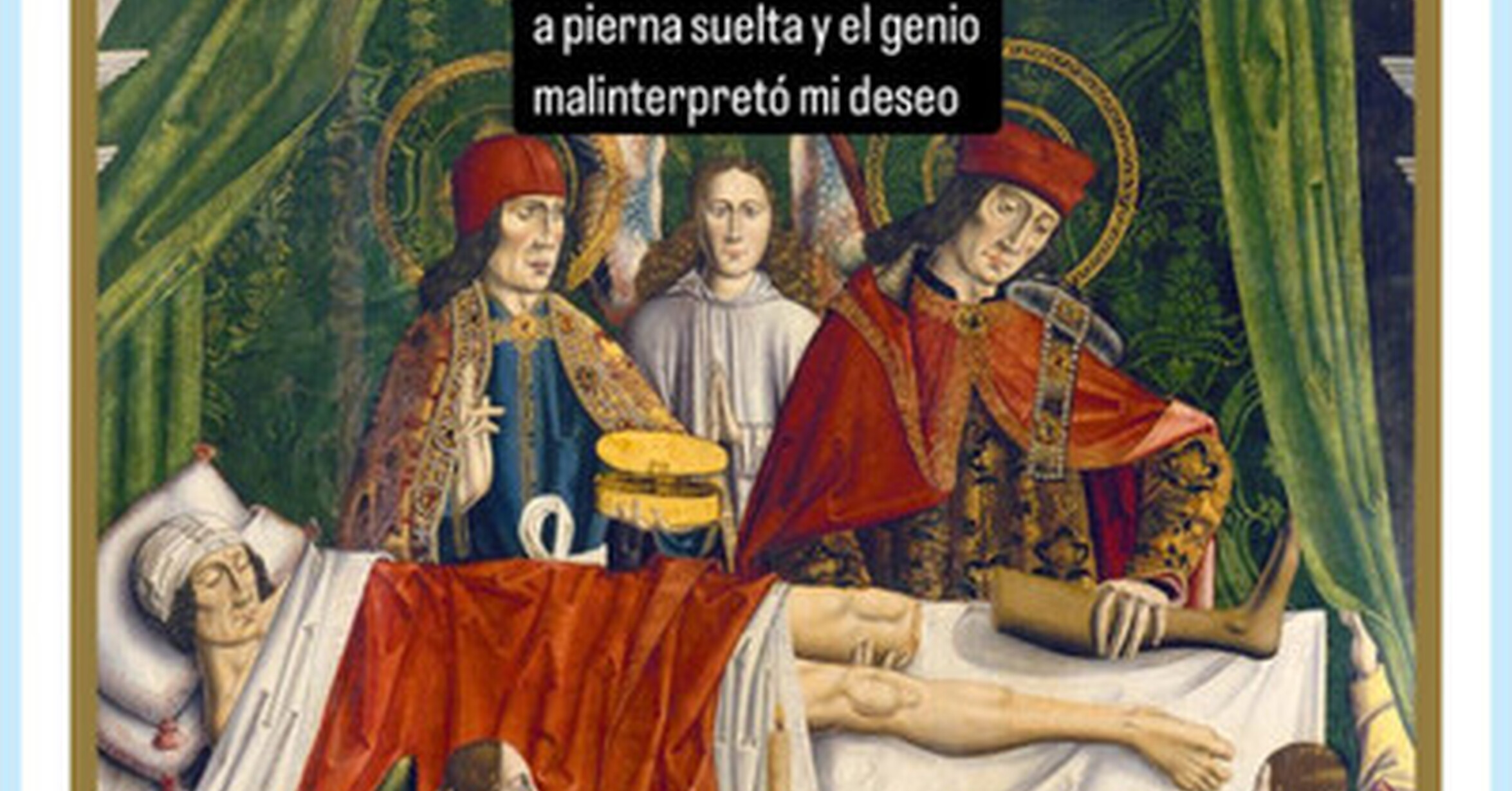 Suelta está la pierna, por @MrsLalupa