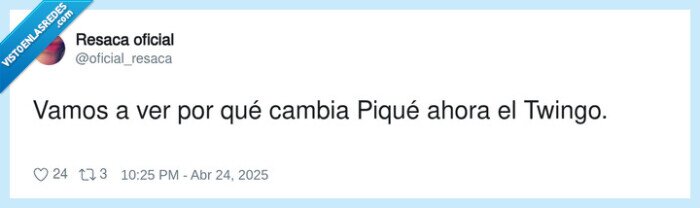 cambiar,piqué,twingo,ferrari,shakira,clara chia