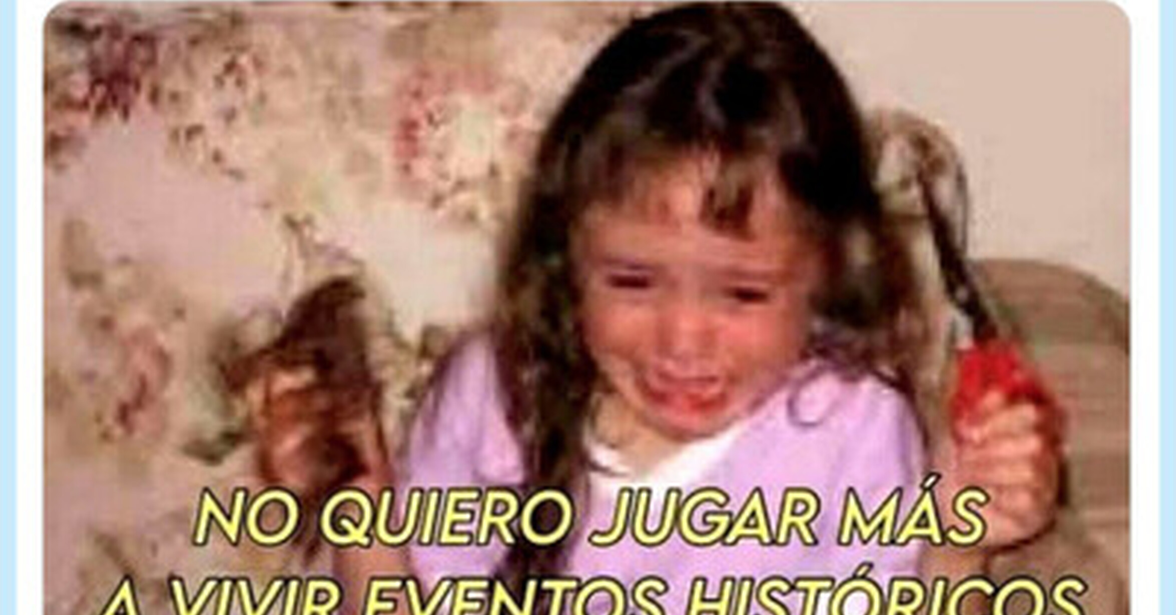 BASTA DE EVENTOS HISTÓRICOS, por @Fireweaverino