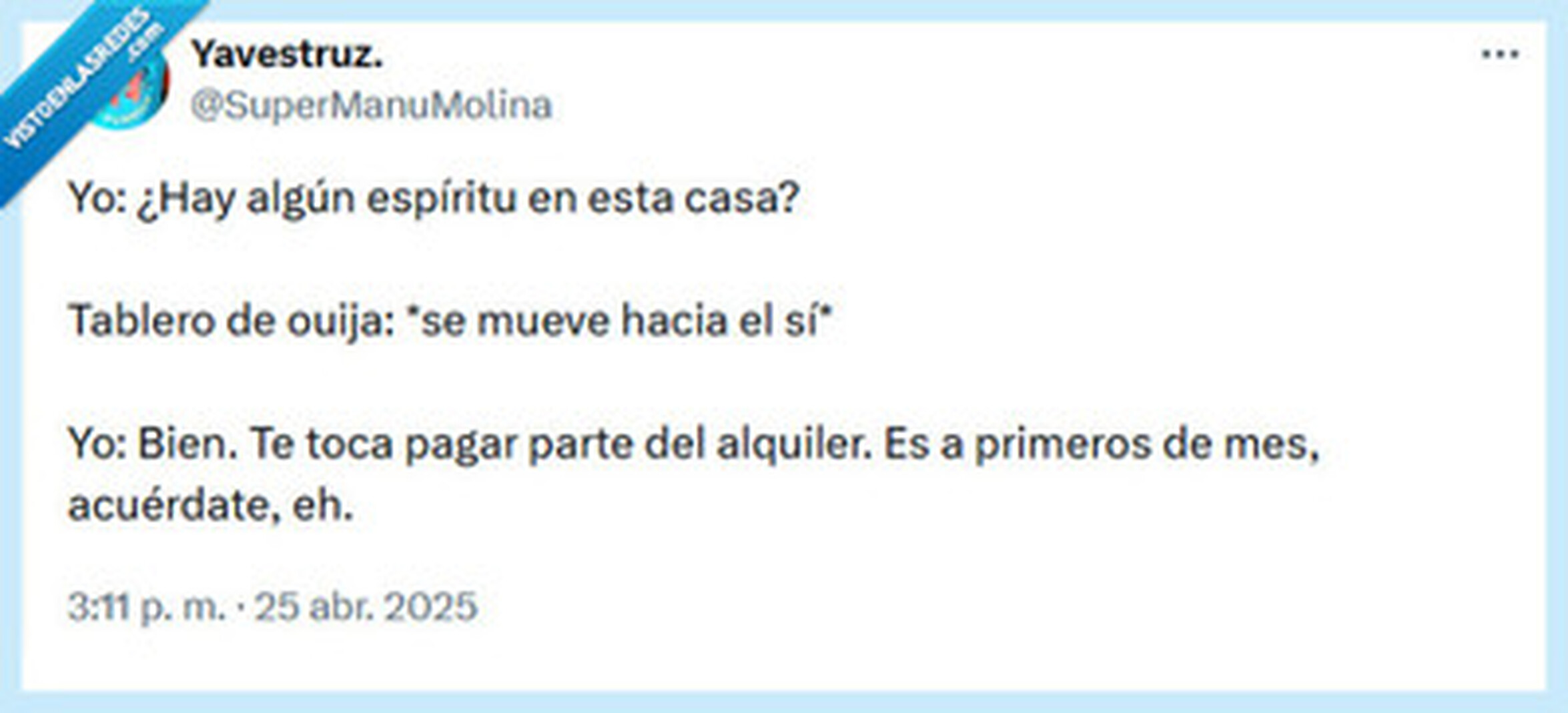 Si te vas a quedar por @supermanumolina