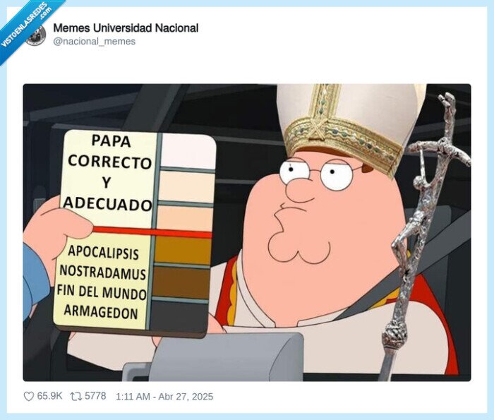 elección,papa,paleta de colores