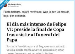 Enlace a Pobre Felipe, qué fin de semana de trabajo duro, por @TirodeGraciah