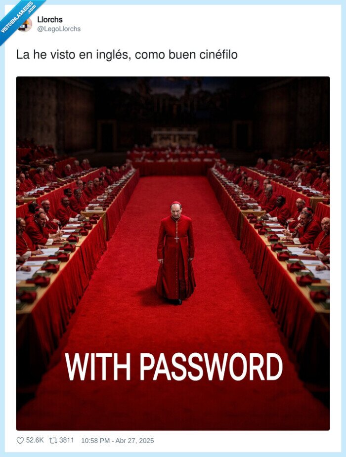 cinéfilo,inglés,password,conclave