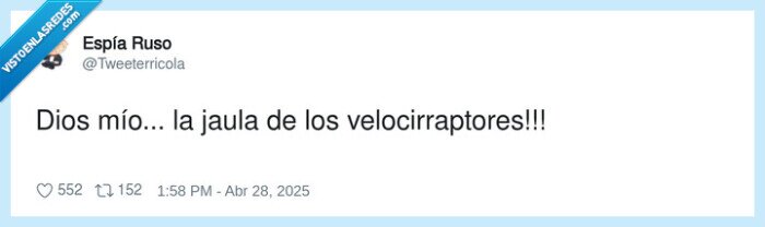 velocirraptores,jaula,luz,apagón