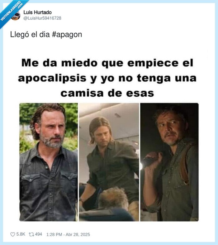 apagon,apocalipsis,camisa