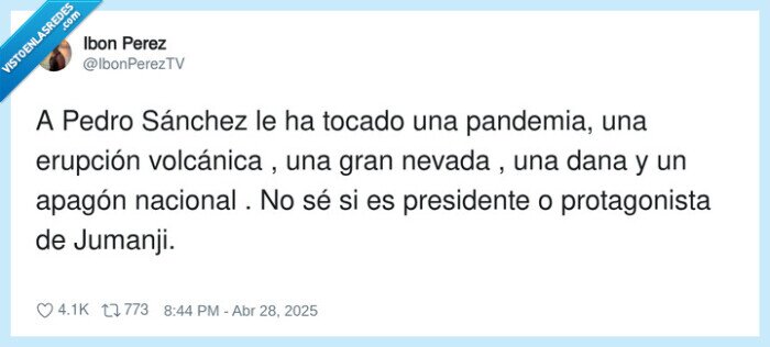 apagon,pedro sanchez,protagonista,presidente,volcánica,pandemia,erupción,nacional