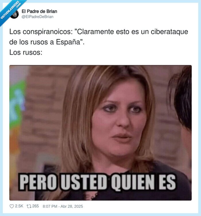 conspiranoicos,ciberataque,apagon,españa,rusos