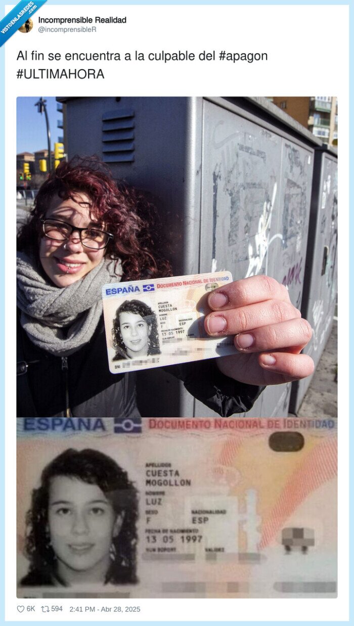 luz cuesta mogollon,chica,apagon