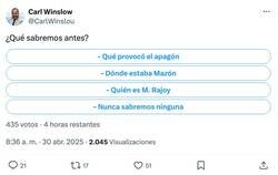 Enlace a Apuesten señores, por @CarlWinslou