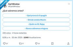 Enlace a Apuesten señores, por @CarlWinslou