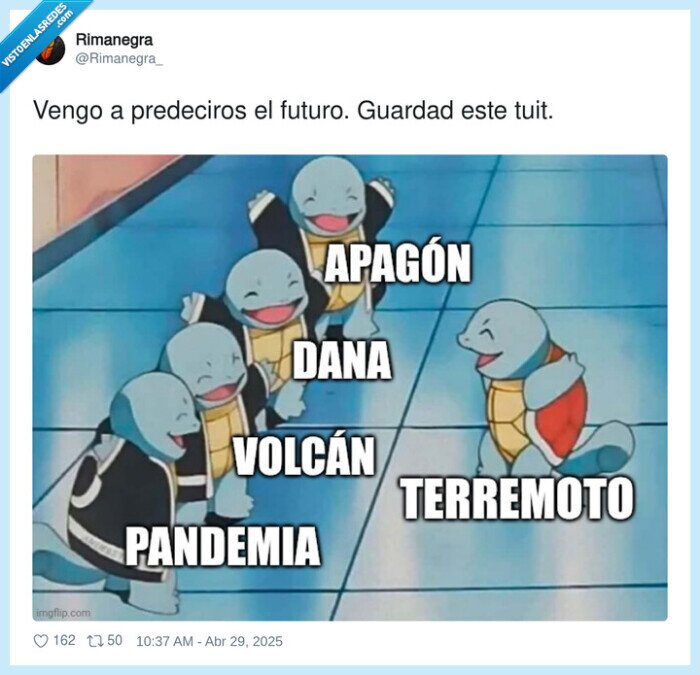 predecir,futuro,terremoto,squirtle,apagon
