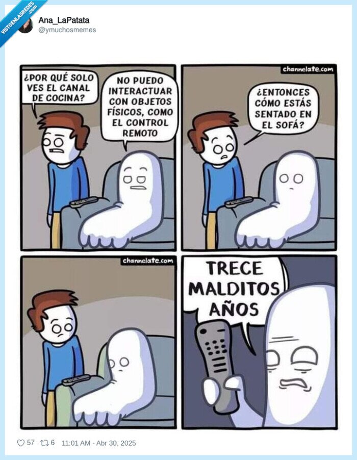 fantasma,agarrar,control remoto,tv