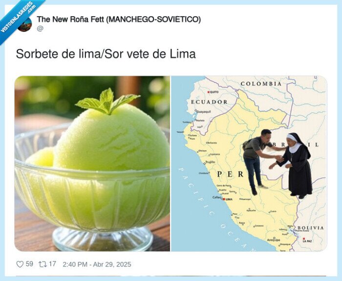 lima/sor,sorbete,vete,lima