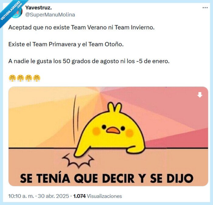 calor,frío,team