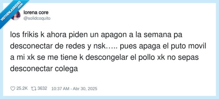 desconectar,descongelar,apagon,semana