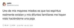Enlace a Espíritus traumatizados, por @pablofernandxz