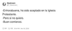 Enlace a Protestando que es gerundio, por @T_Stockmann