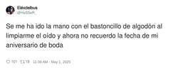 Enlace a Cuidado con los bastoncillos de algodón, por @HaSSeR_