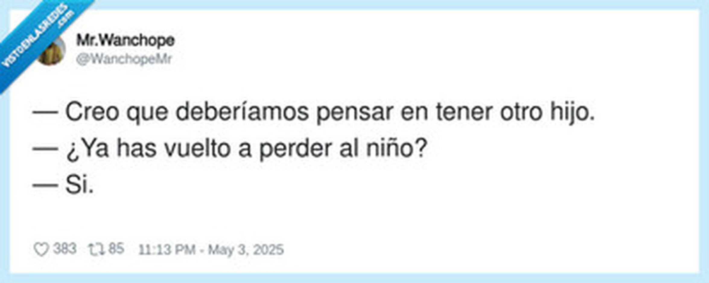¿Cuántos deben haber perdido?, por @WanchopeMr