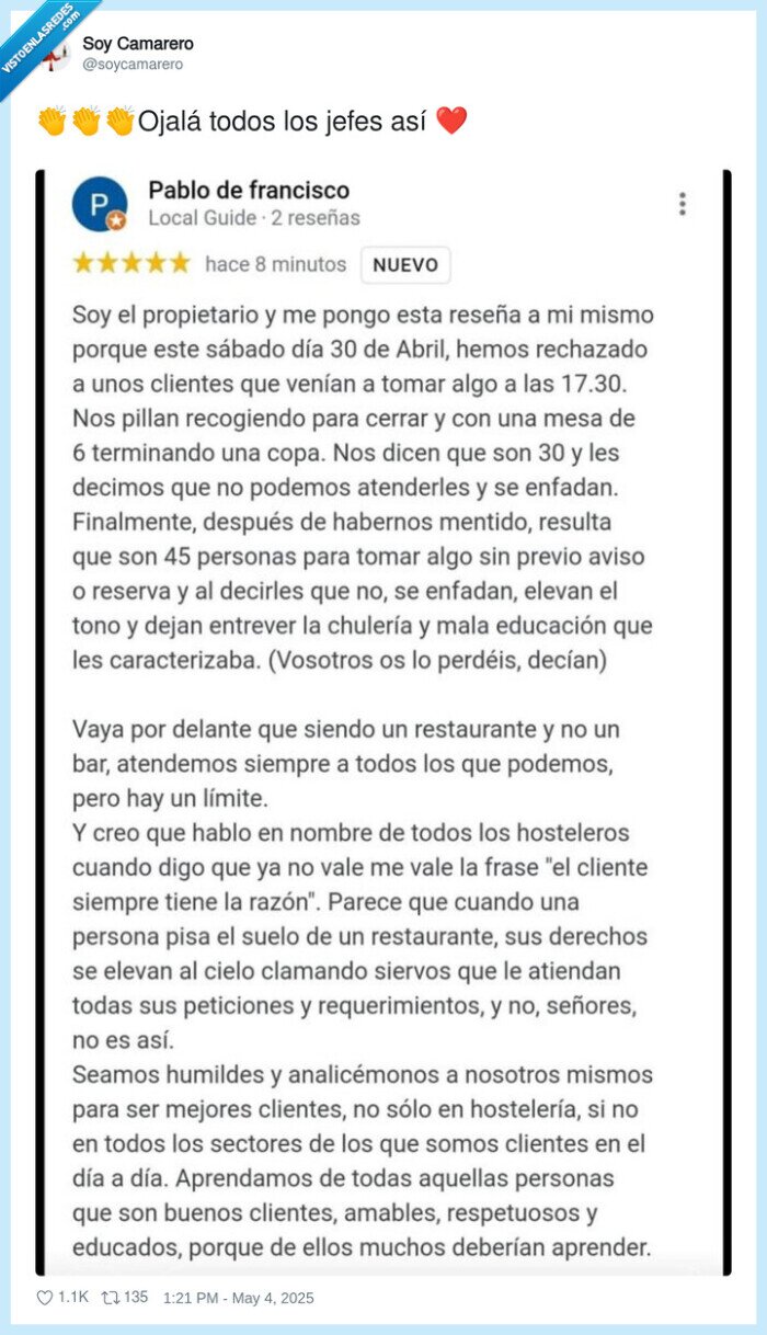 jefe,horario,restaurante