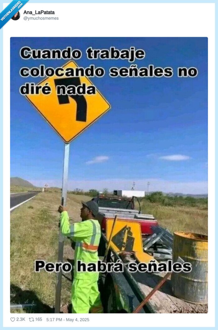 señales,trabajo,colocar