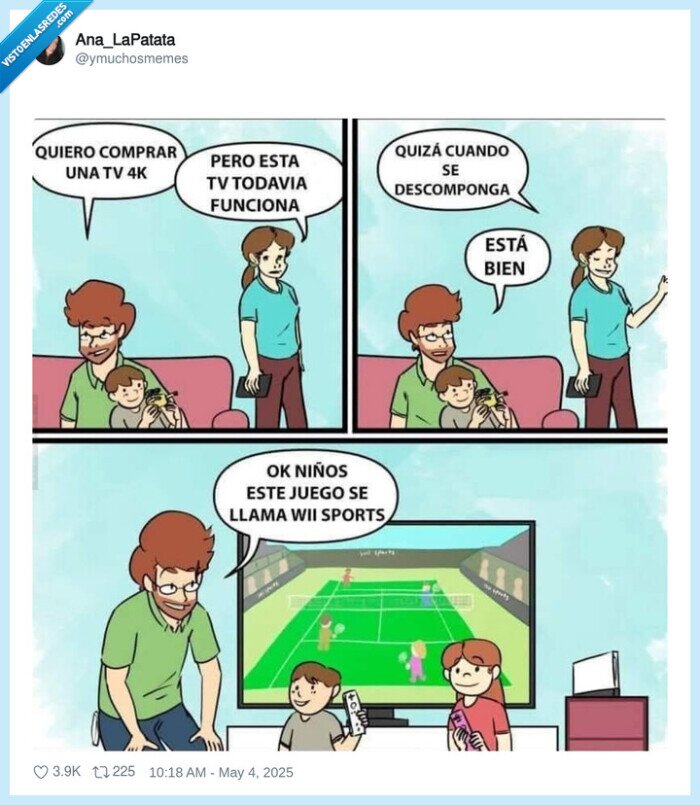 cambiar,tv,televisión,nintendo,wii sports,romper