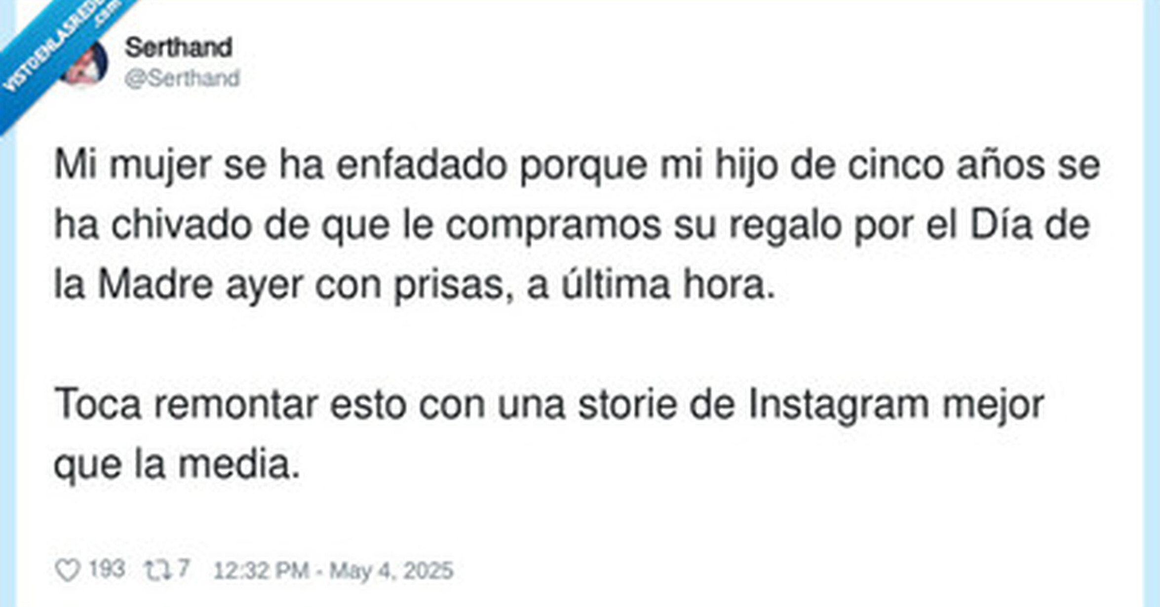 Las stories para el día de la madre no fallan, es lo que hacen todos los tontos, por @Serthand