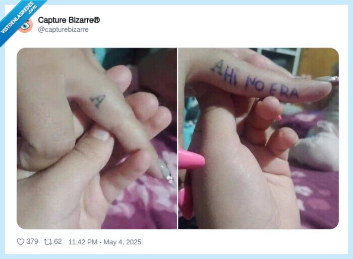 tatuaje,ex,amor,ahí no era,a