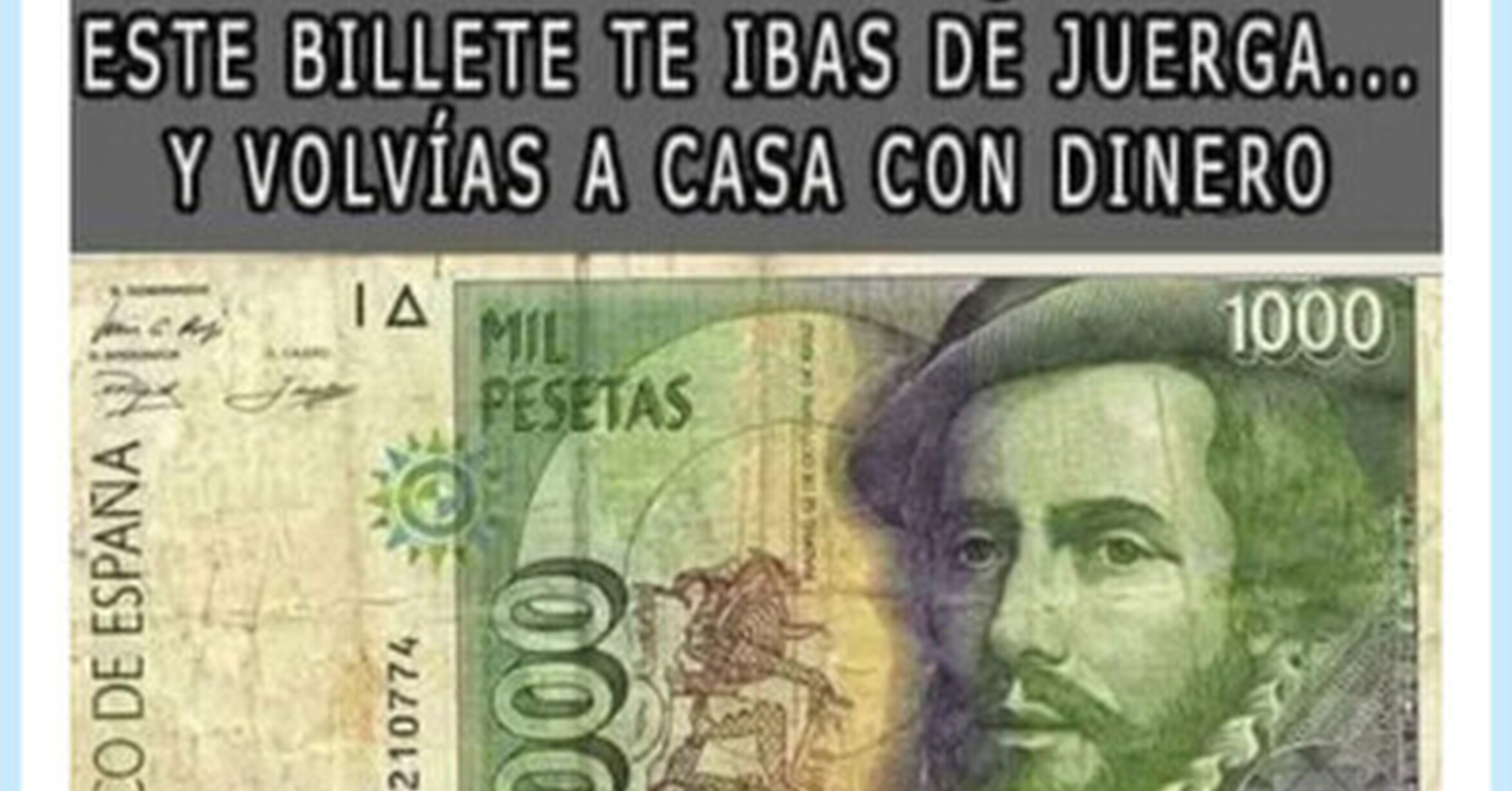 A los que conocieron el billete, ¿es cierta la leyenda?, por @plario214541