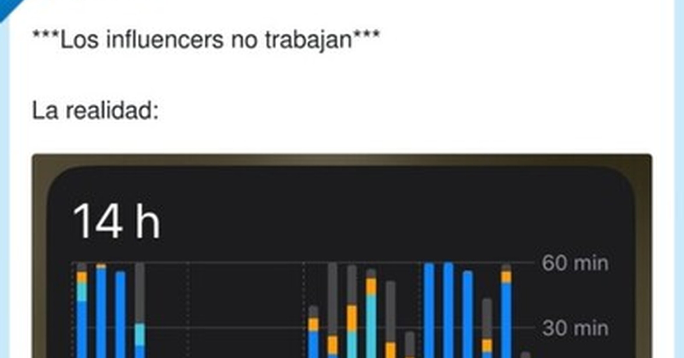 Otro influencer que llama "trabajo" a lo que hace, cuando se pasa el día en tiktok
